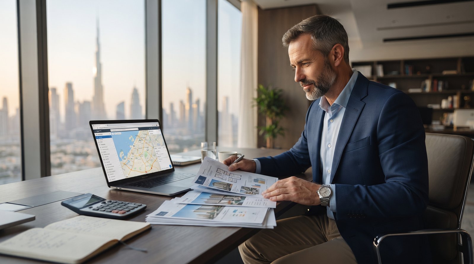 Australian property buyer reviewing Dubai real estate options
